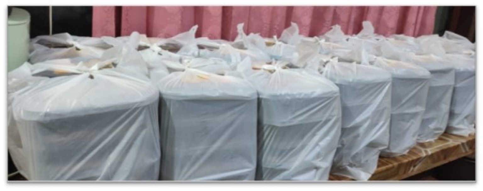 Pesanan Selvas Catering siap dikirim